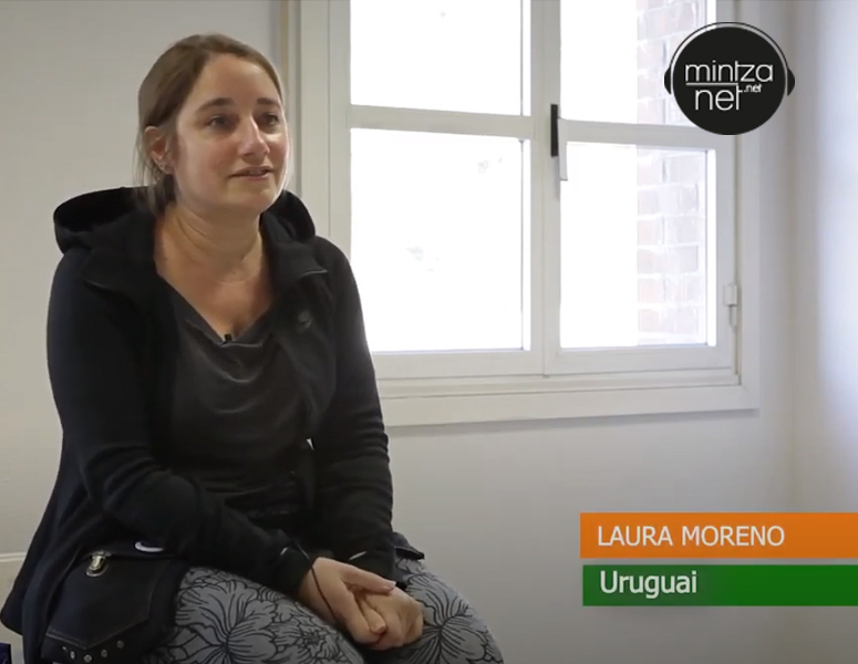 Laura Moreno, Uruguai - Mintzaneteko erabiltzaileak Lazkaoko Maizpide Euskaltegian